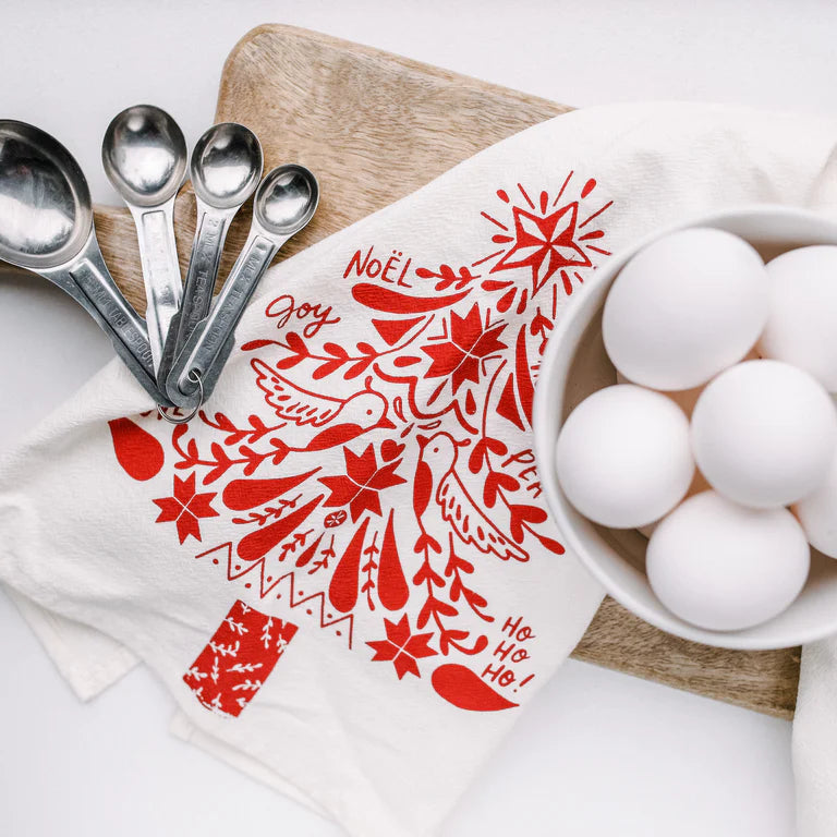 Organic Tea Towel - Holiday Tree *Holiday Edition