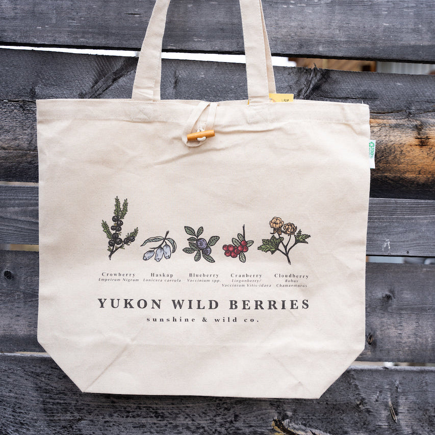 Yukon Wild Berries Tote Bag