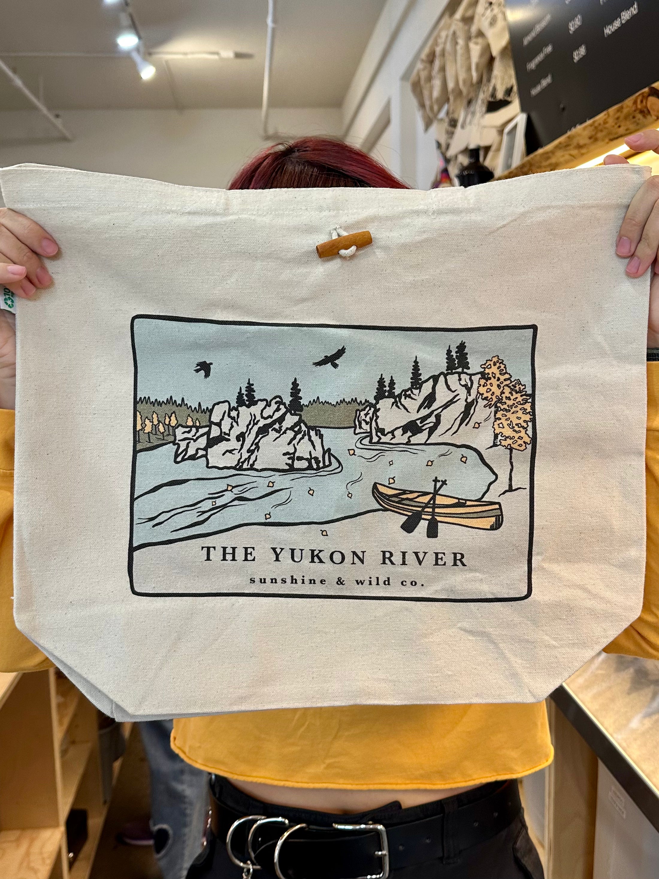 Sunshine & Wild Tote Bag Yukon River