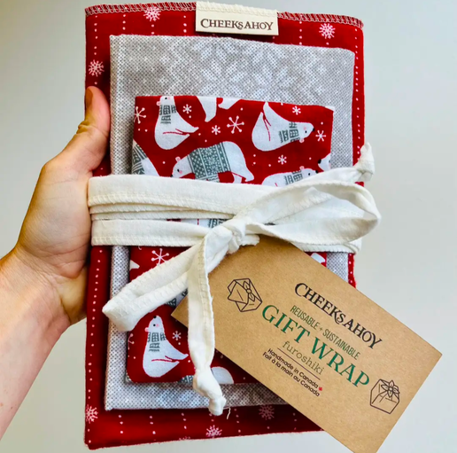 Cheeks Ahoy Furoshiki Gift Wrap