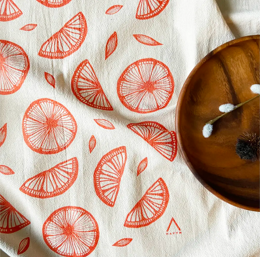 HAVYN Tea Towel Citrus Orange