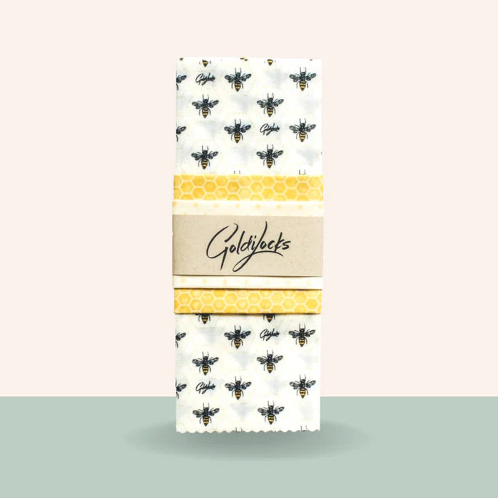 Beeswax Wraps PACK Honeybees