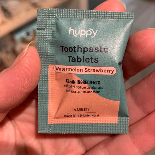 HUPPY SAMPLE Strawberry Toothpaste Tabs