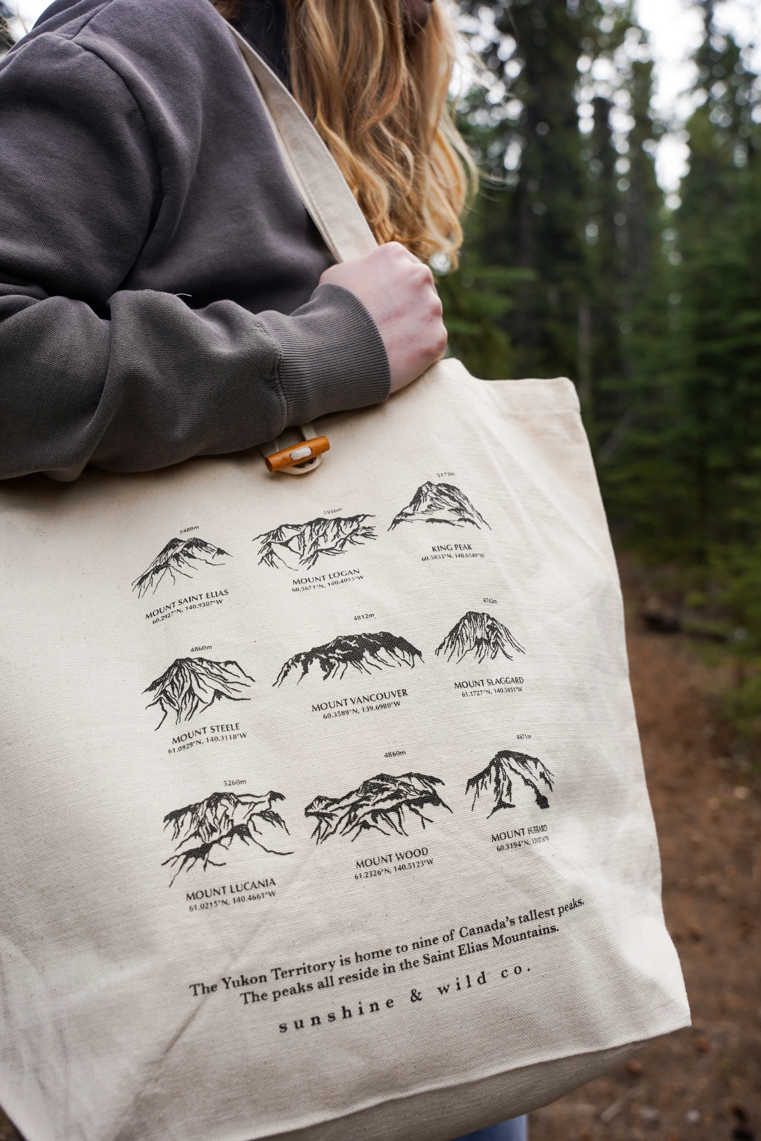 Sunshine & Wild Tote Bag Nine Peaks