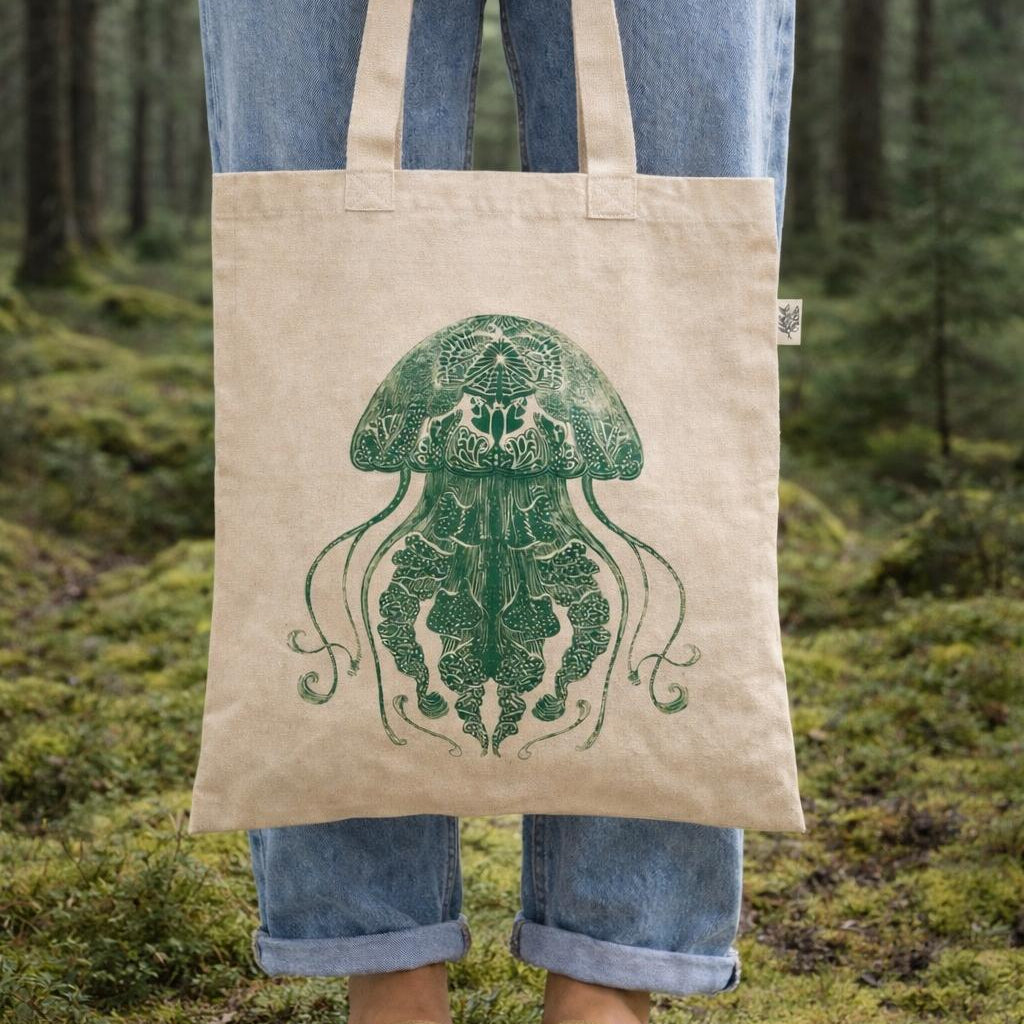 Tote Bag Organic Jellyfish
