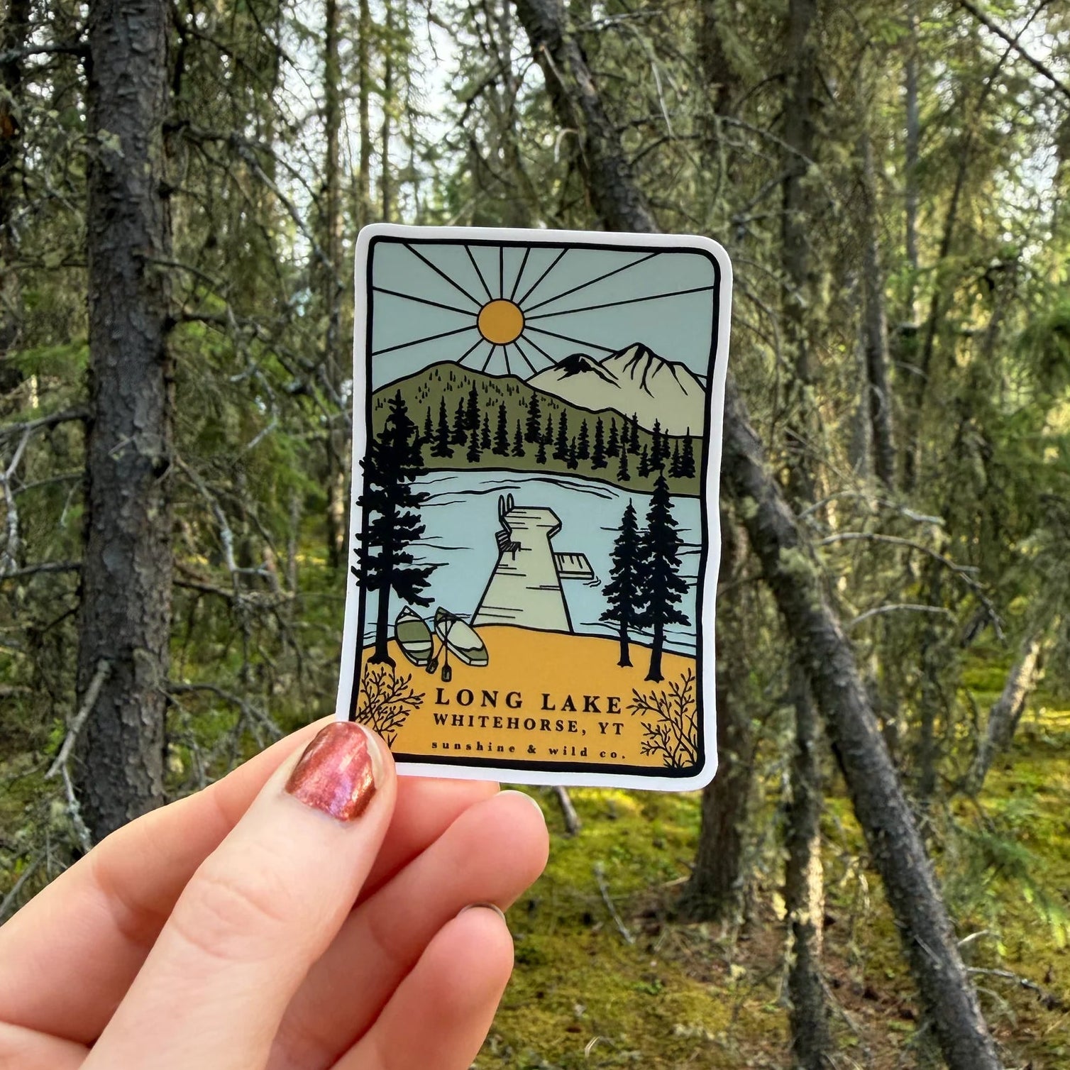 Long Lake Sticker