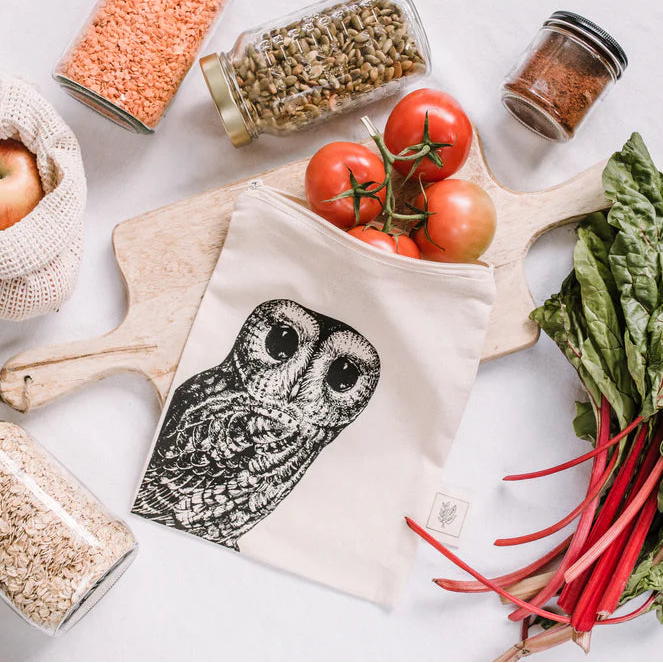 Bag Zipper Small - Owl