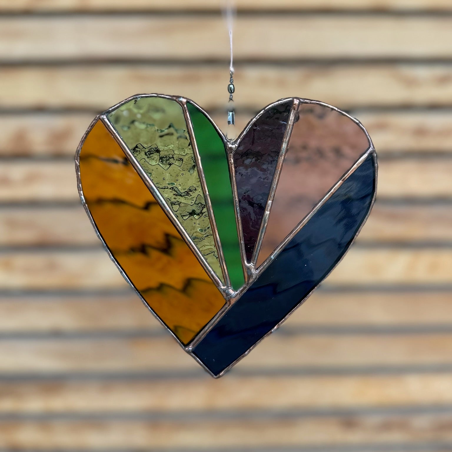 EPS Glass - Multicolored Heart
