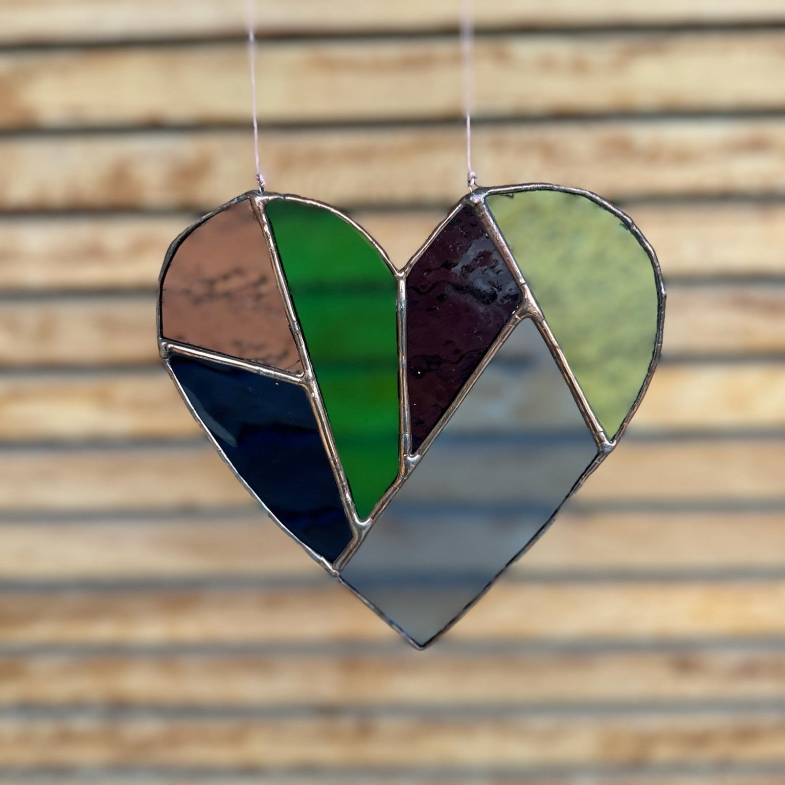 EPS Glass - Multicolored Heart