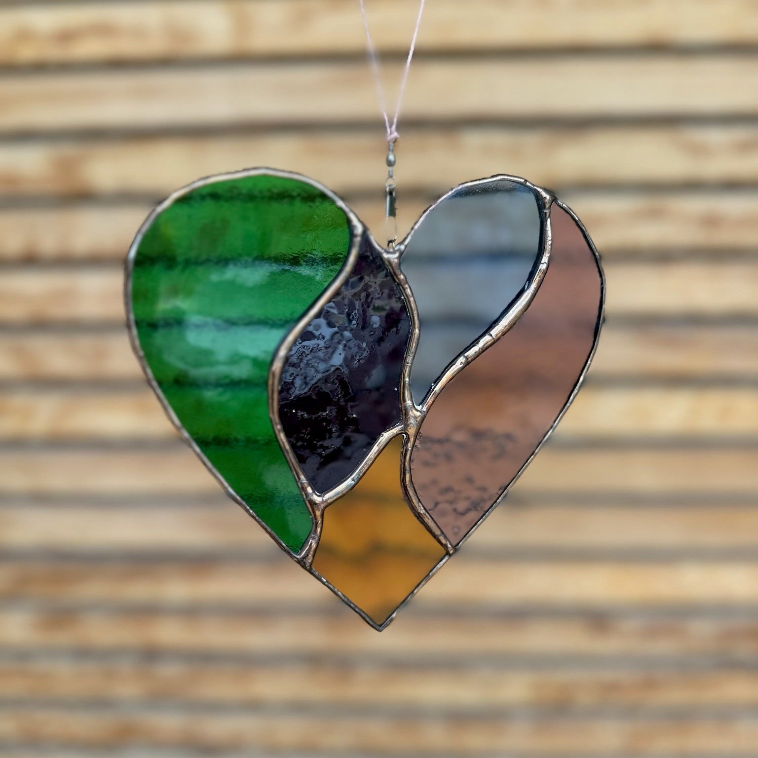 EPS Glass - Multicolored Heart