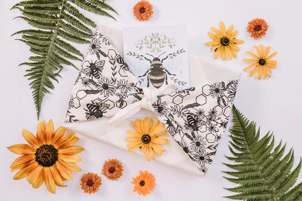 Cheeks Ahoy Furoshiki Gift Wrap Bee