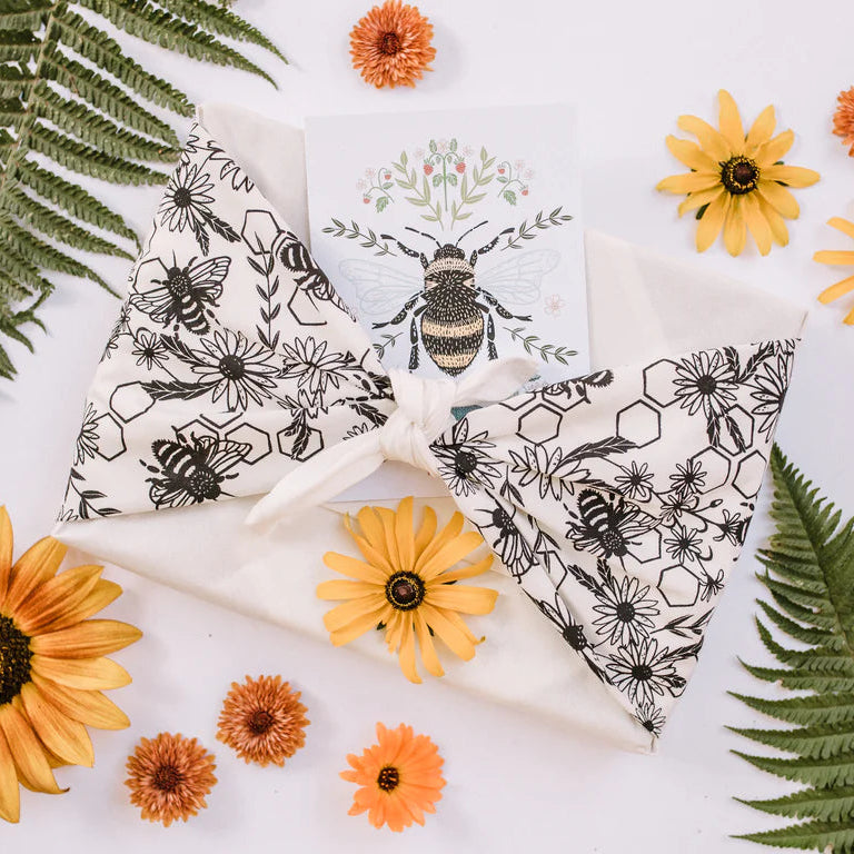 Cheeks Ahoy Furoshiki Gift Wrap Bee