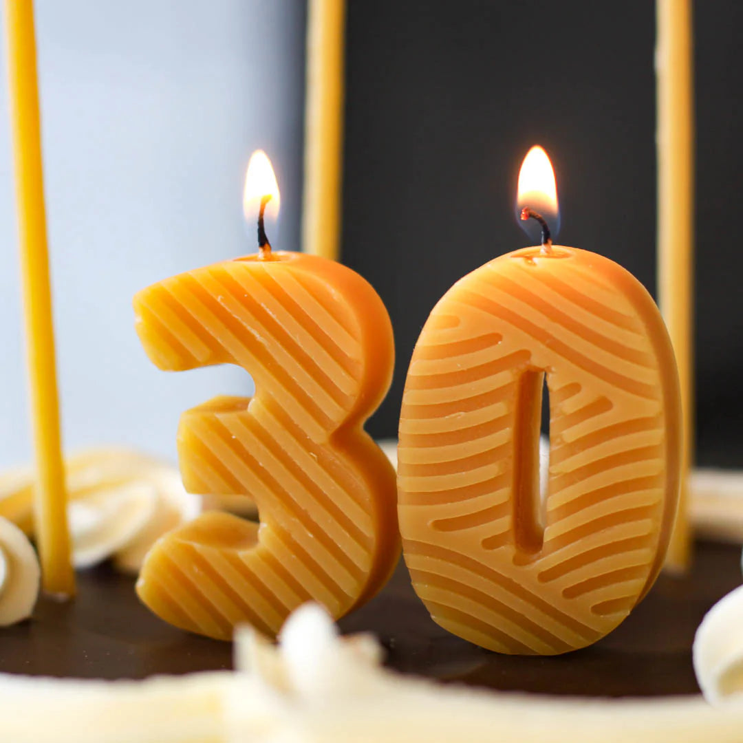 Honey Candles - Party Number Candles
