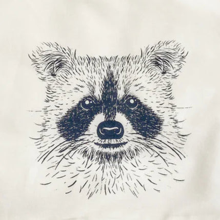Tote Bag Organic Kids Raccoon