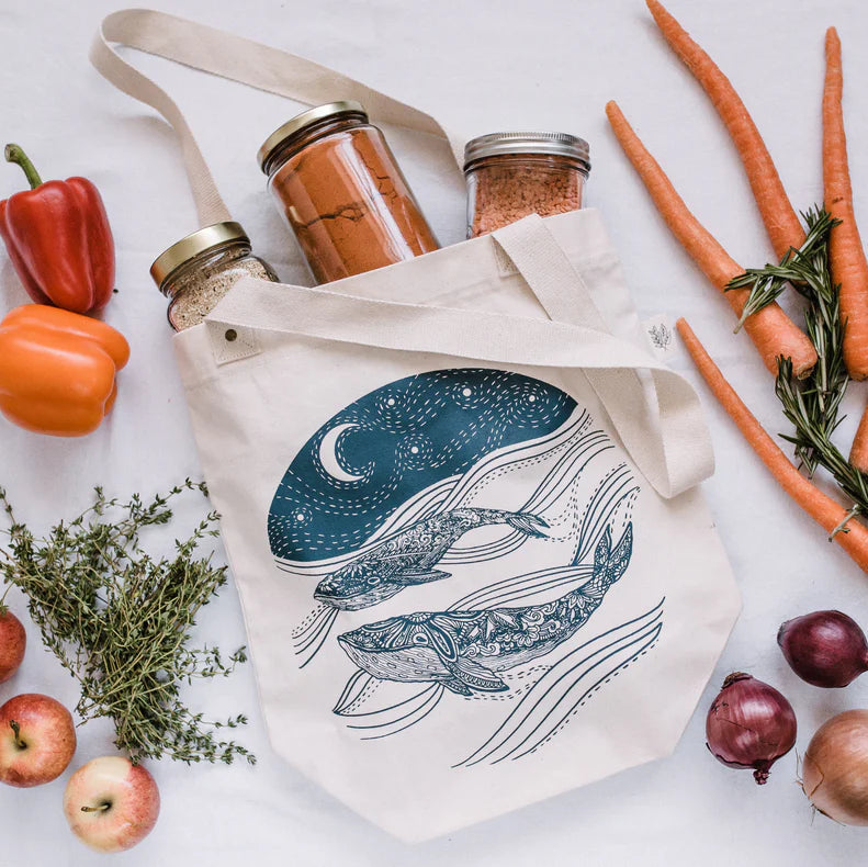 Tote Bag Organic Whale