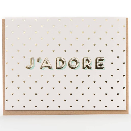 J'adore Modern Card