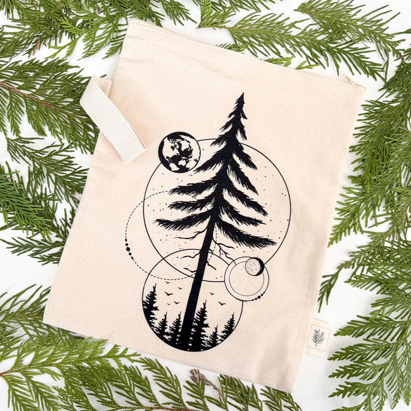 Waterproof Wet Bag - Moon & Trees