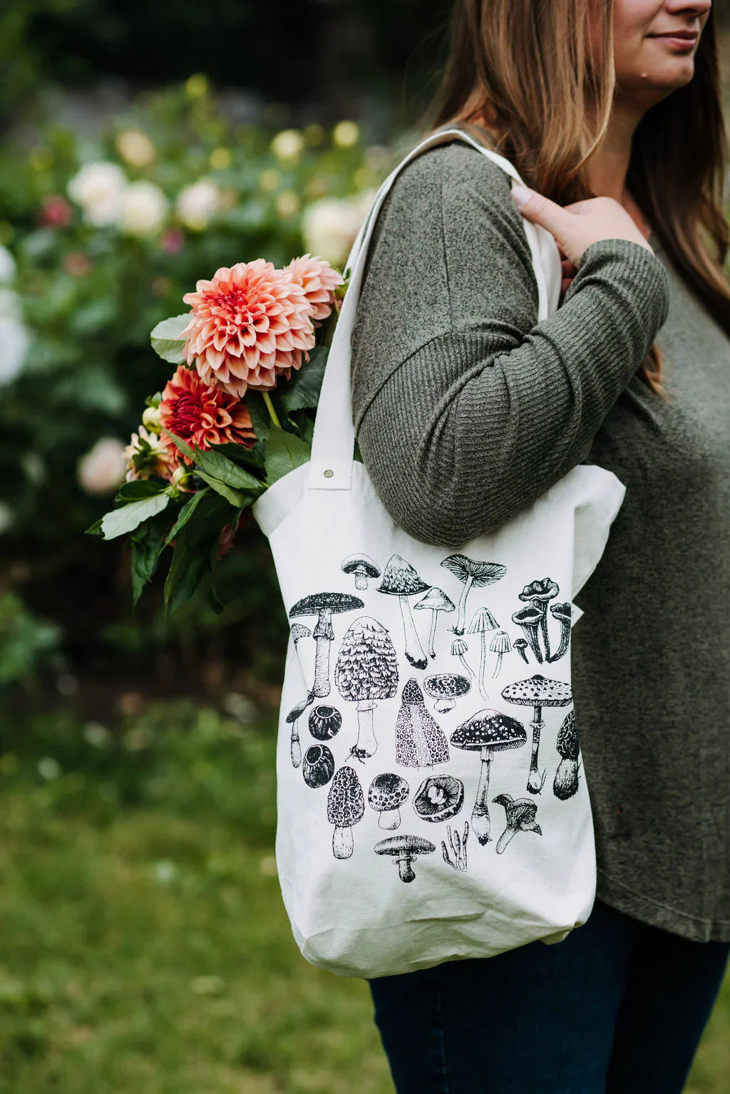 Tote Bag Organic Mushroom