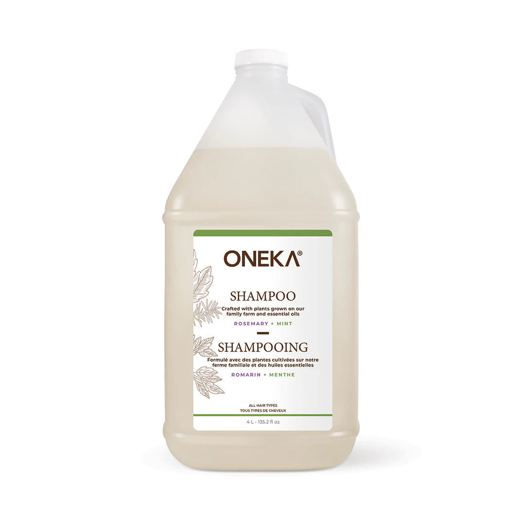 ONEKA Rosemary + Mint Shampoo 4L Jug