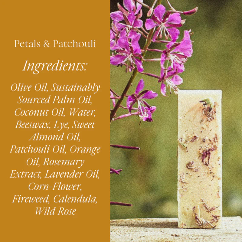 Yukon Soaps Co - Petals + Patchouli Soap Bar