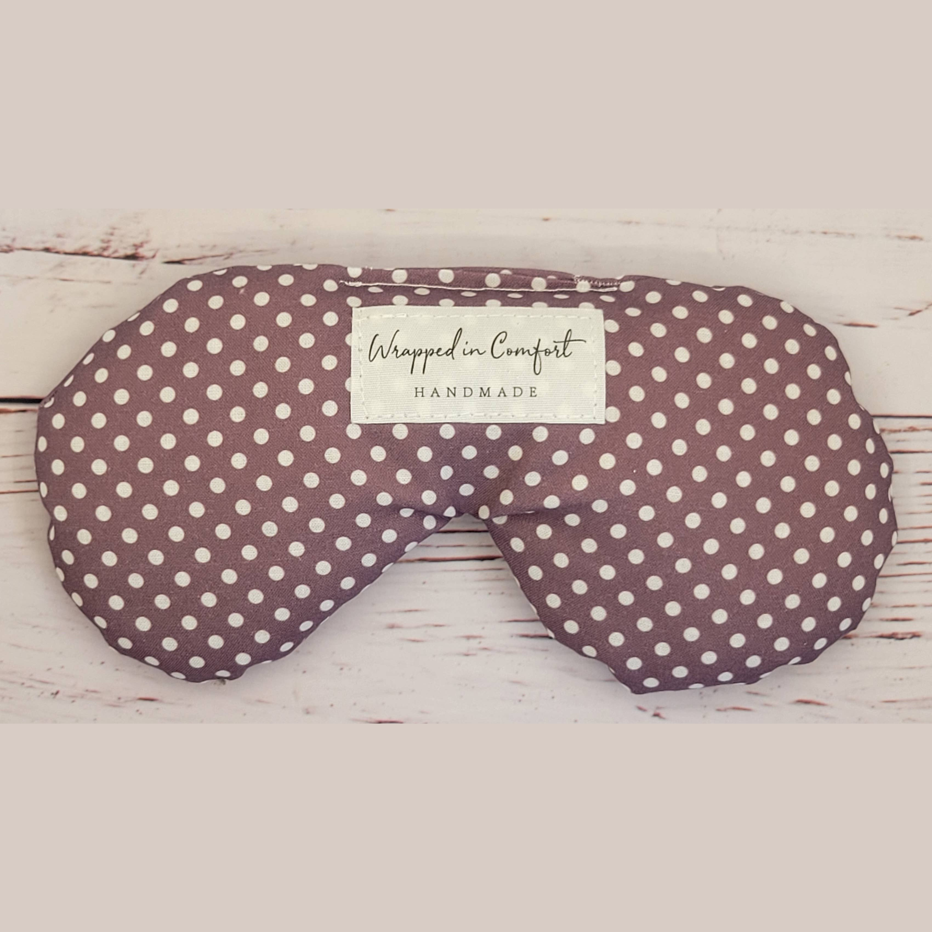 Organic Cotton Eye Pillow Polka Dot