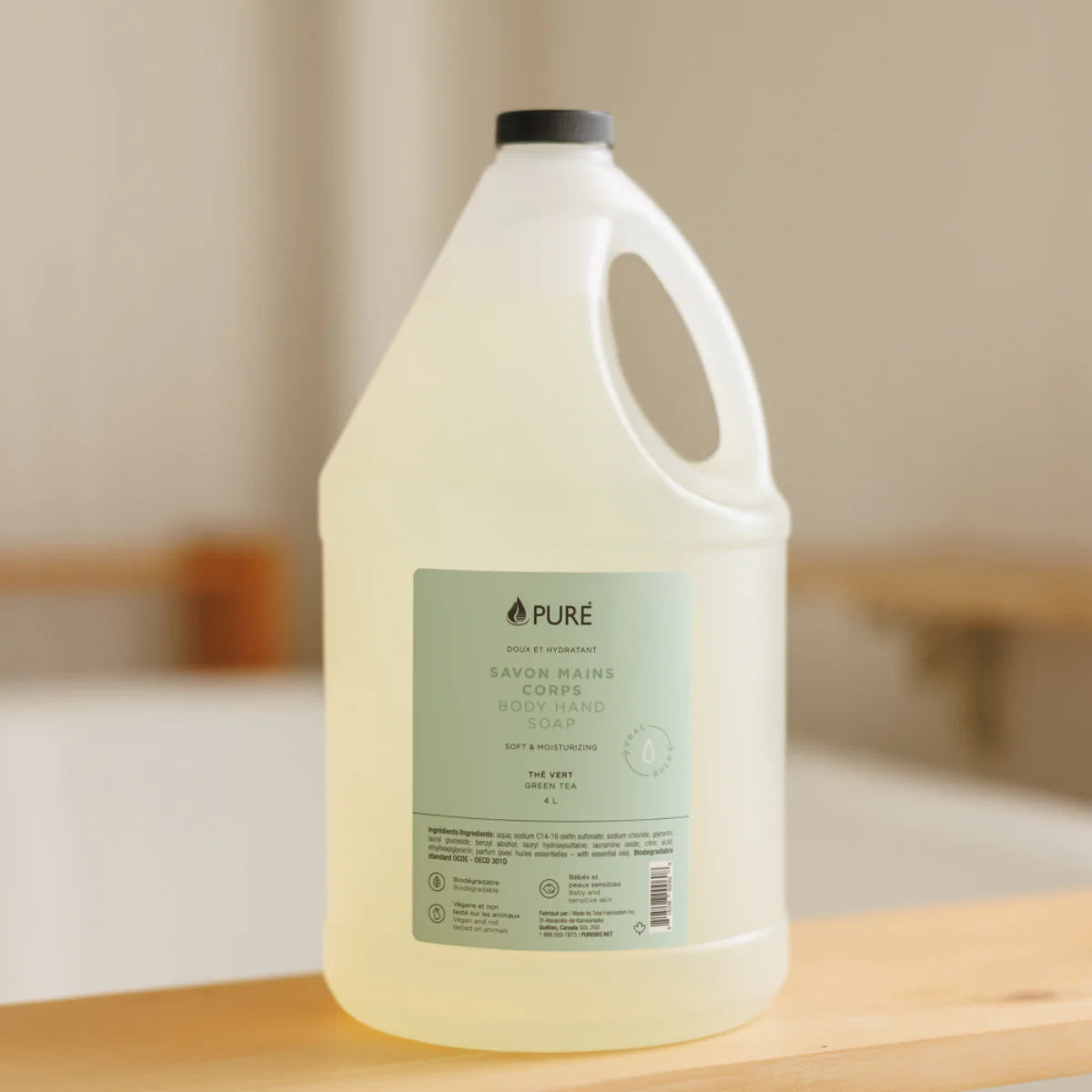 PURE BIO - Green Tea Body & Hand Soap
