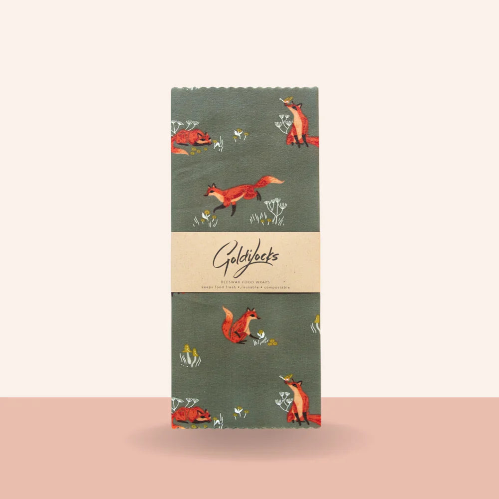 Beeswax Wraps - Foxes