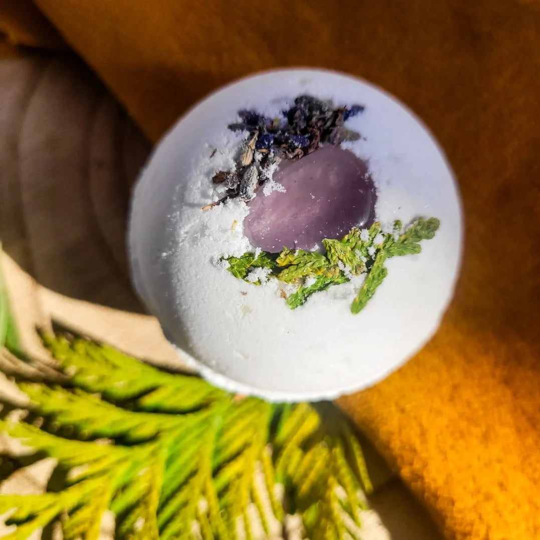 Crystal Bath Bombs - Lavender Wildwood