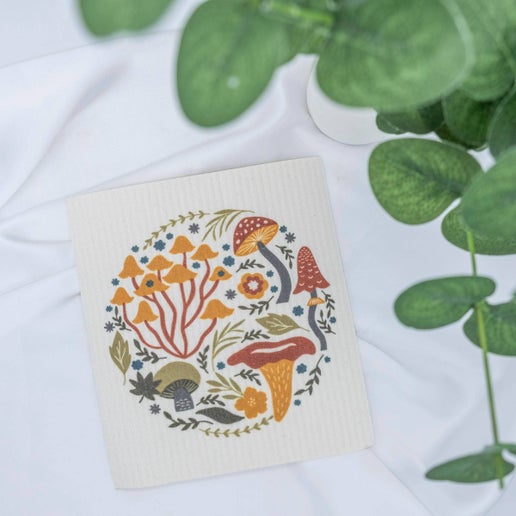 Swedish Cloth - Mushroom Forest
