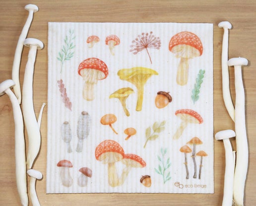 Swedish Cloth - Mushrooms