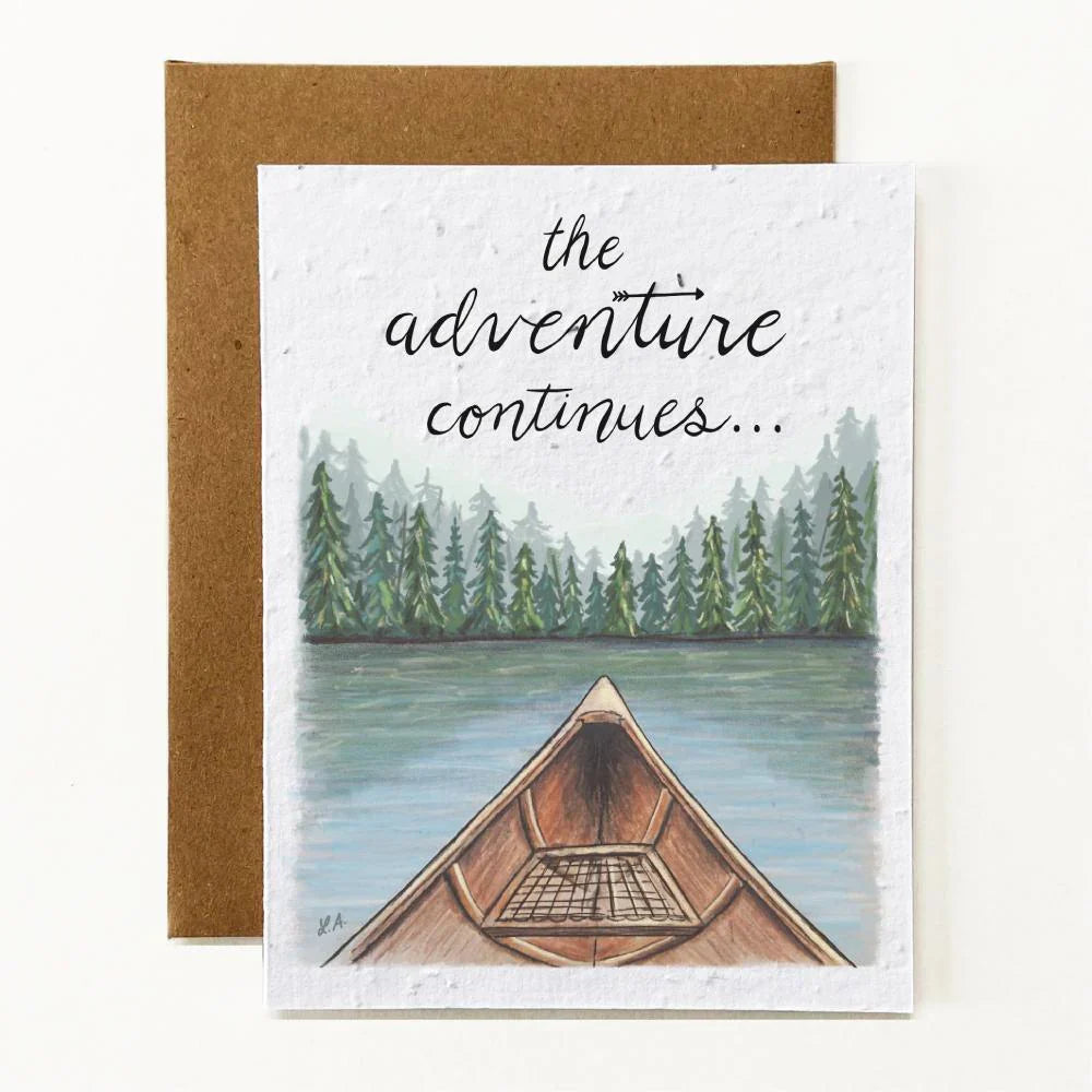 The Adventure Continues Greeting Card