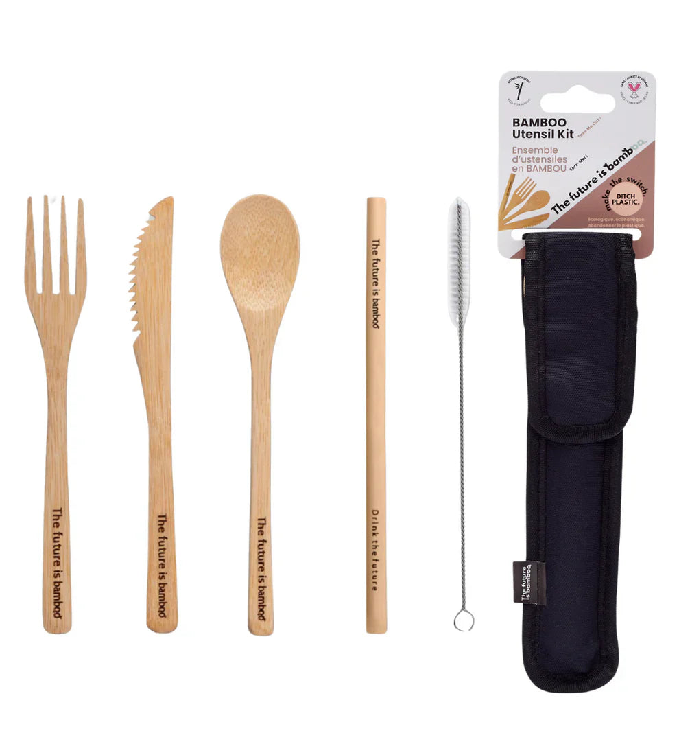 Reusable Utensil Kit - Black