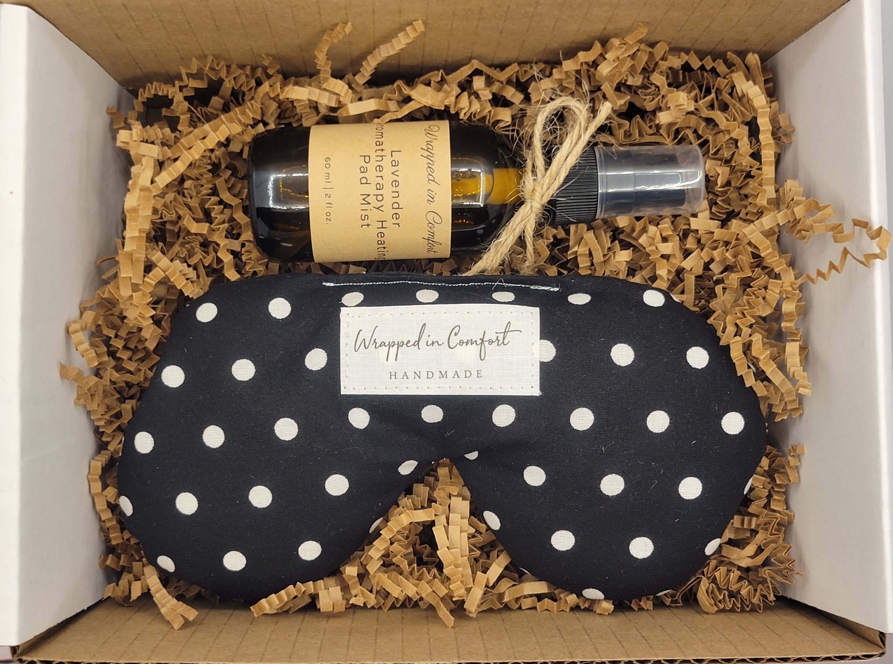 Gift Set - Eye Pillow + Lavender Mist Polka Dot