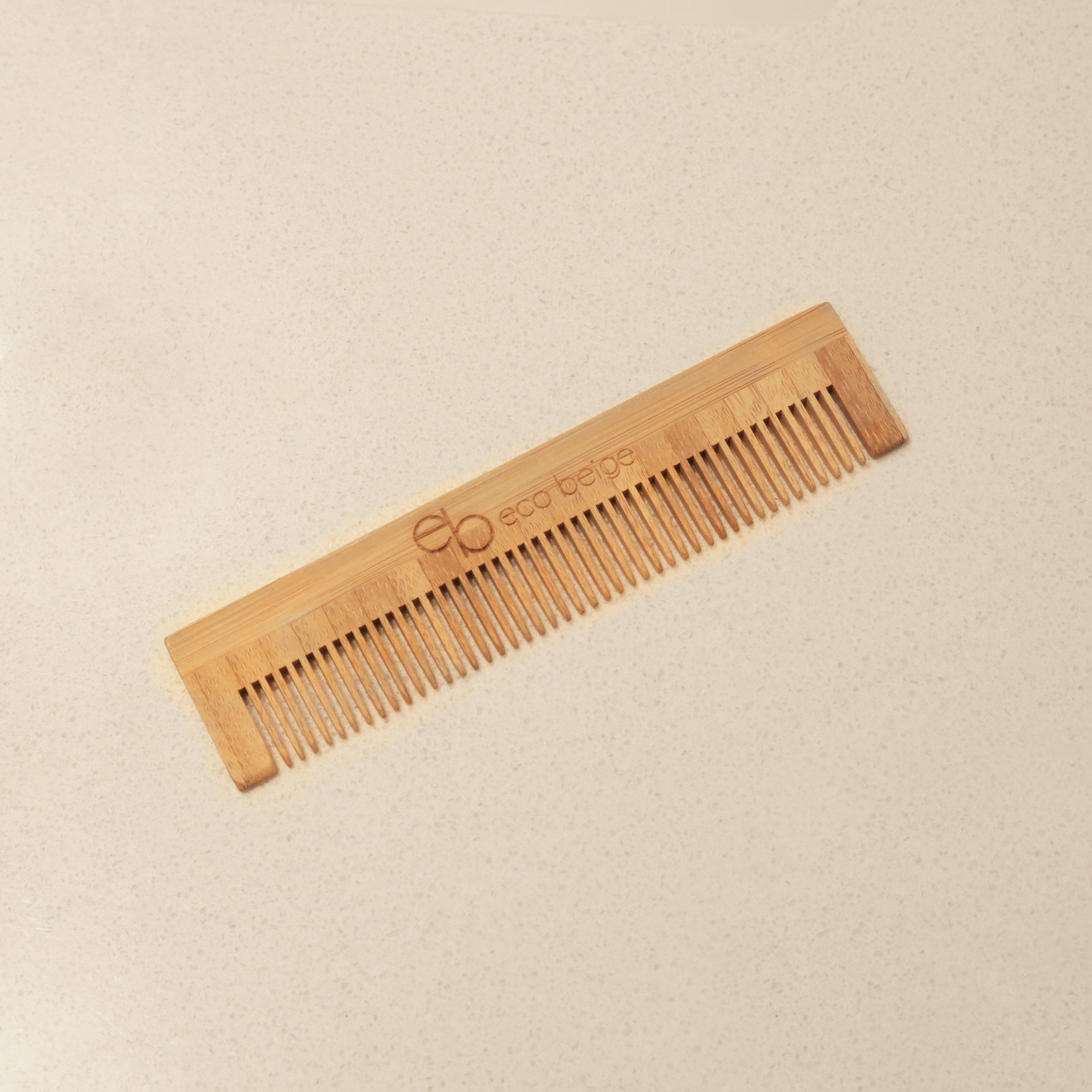 Bamboo Comb - Fine Tooth