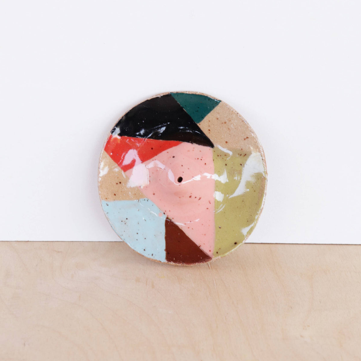 Ceramic Incense Holder | Patchwork