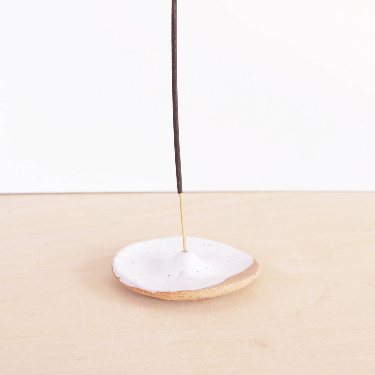 Ceramic Incense Holder | Flow White