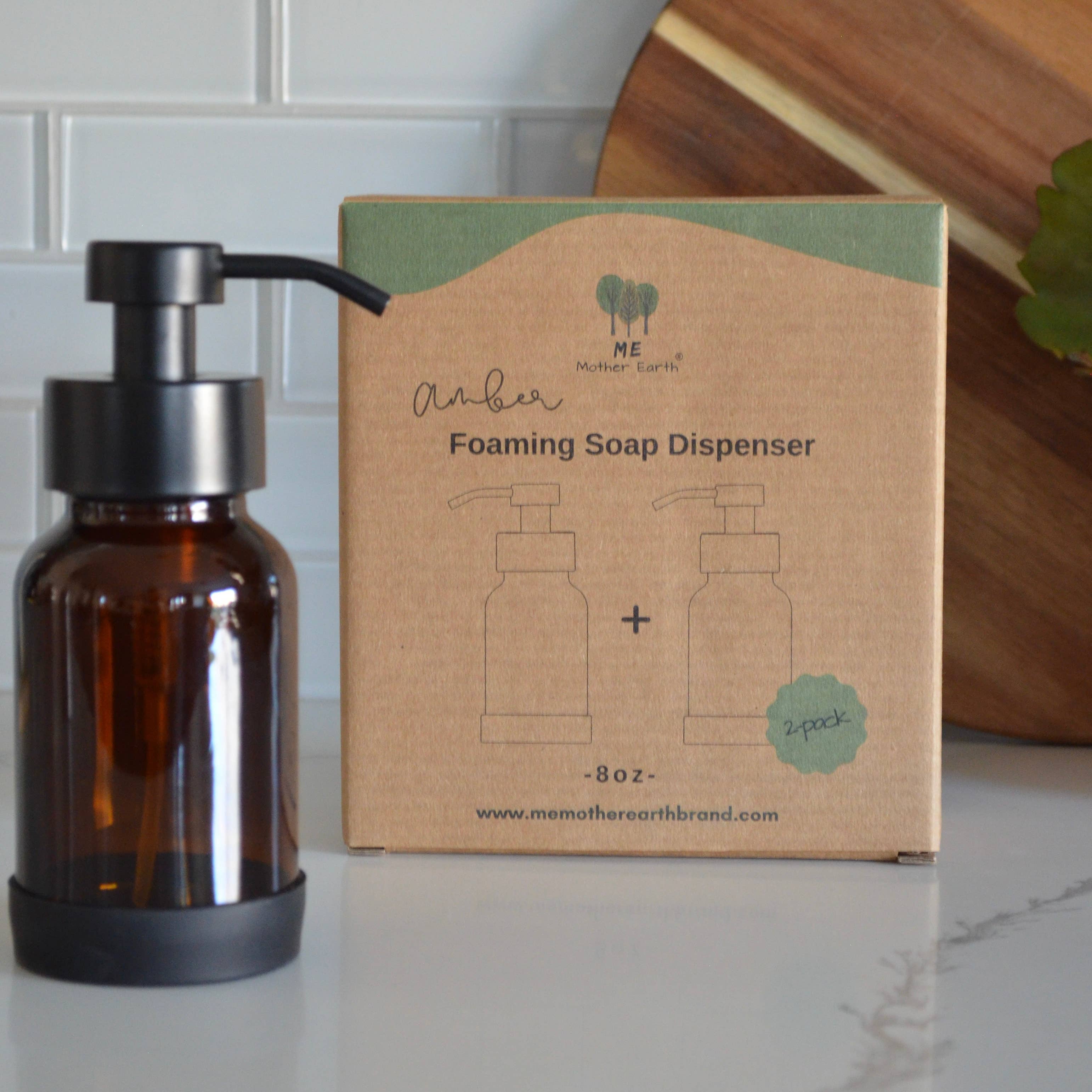 Amber Foaming Soap Dispenser