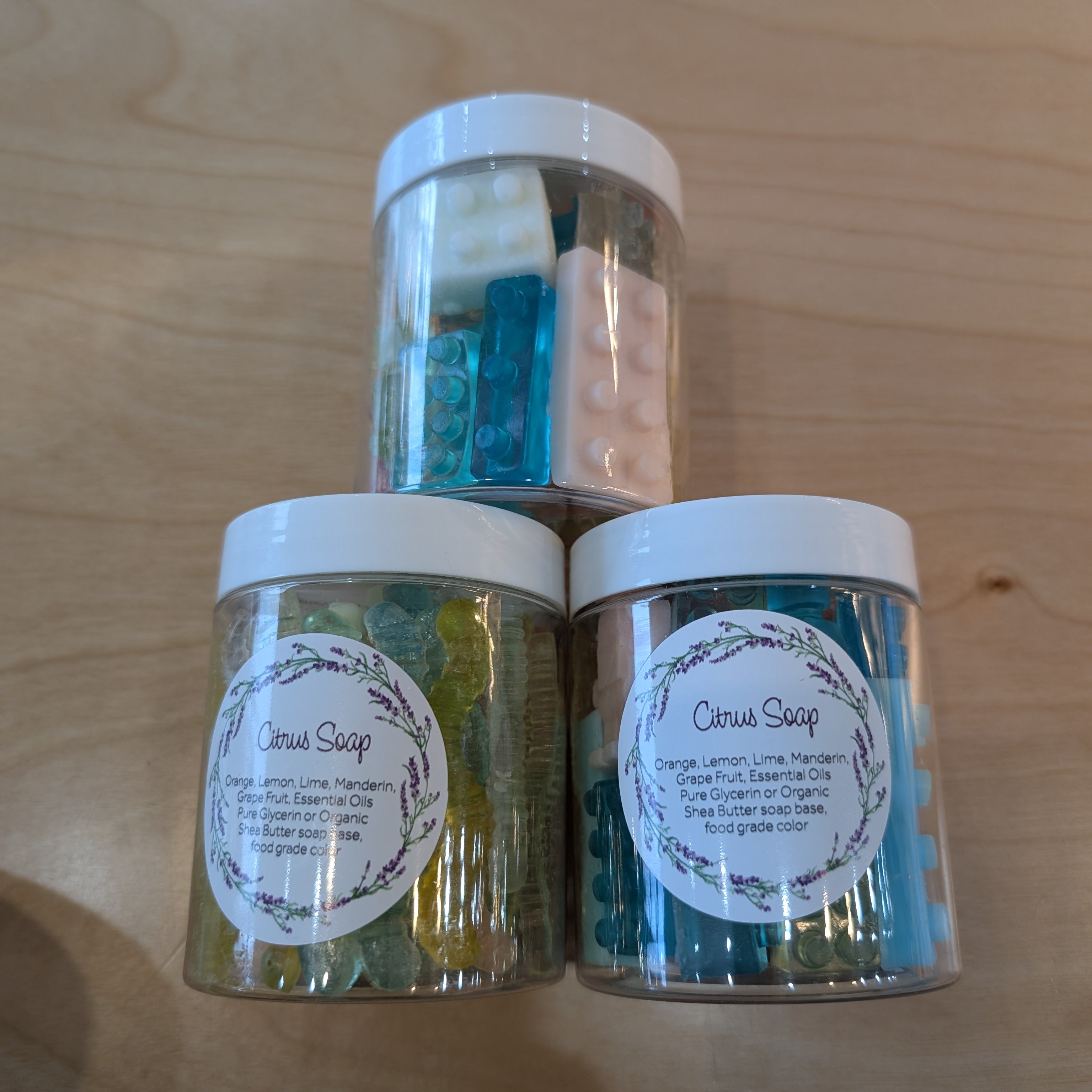 Anne Citrus Soap Jars