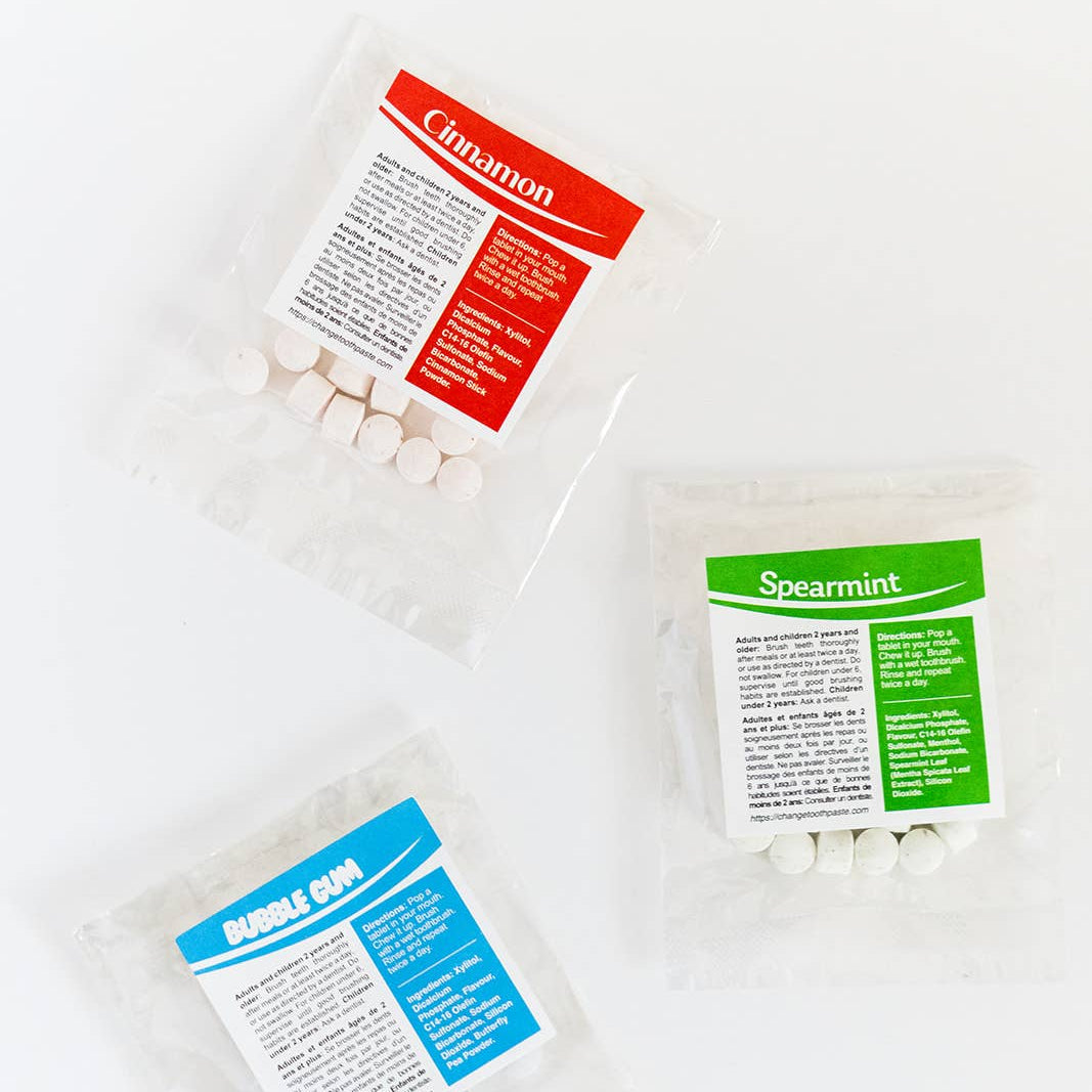 CHANGE Toothpaste Tabs Sample Cinnamon