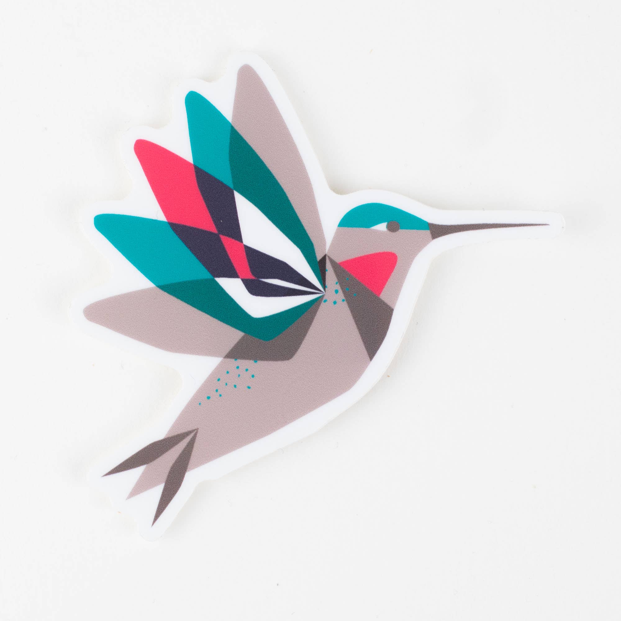 Modern Hummingbird Sticker