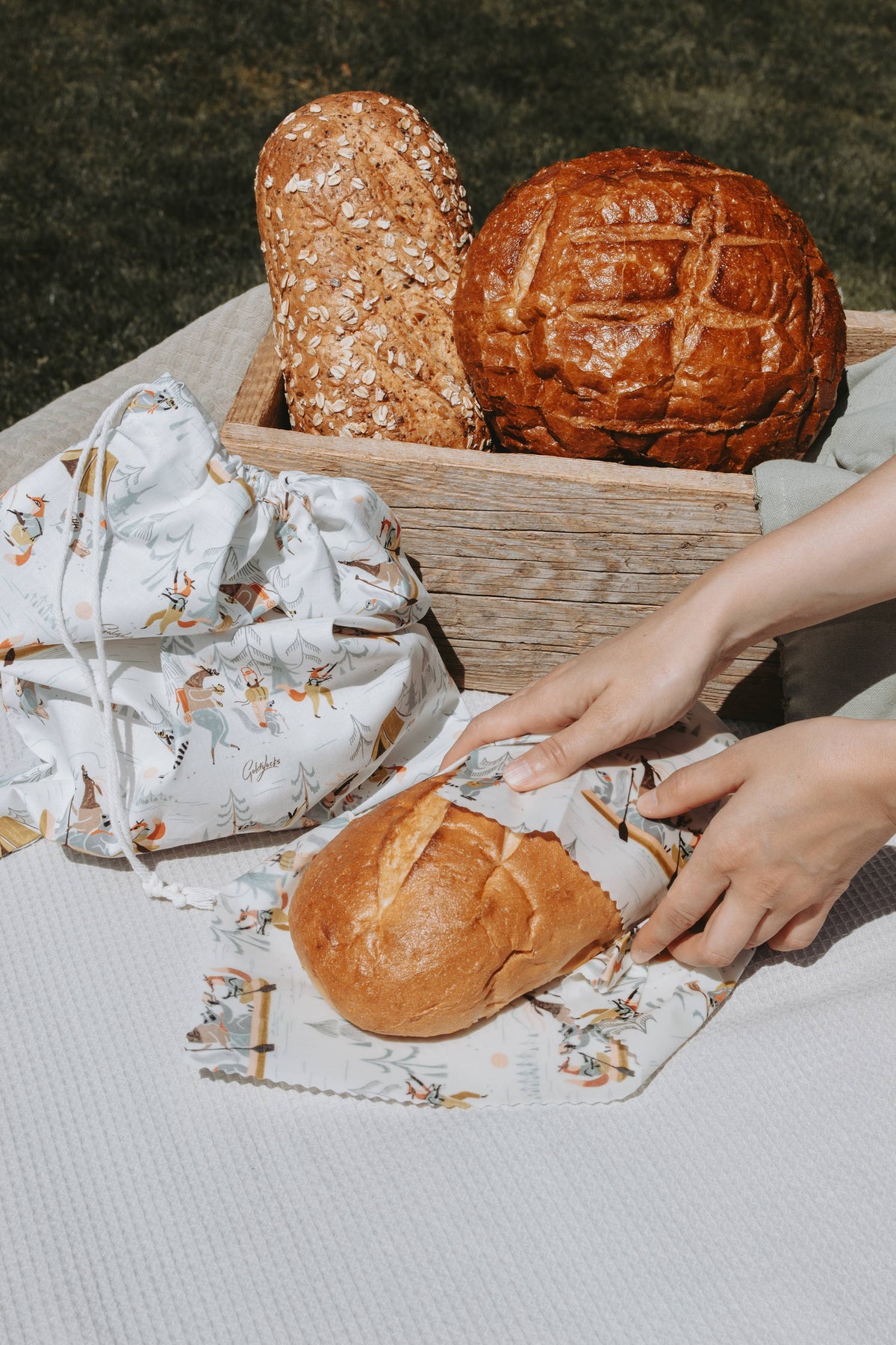 Bread Bag Set | Furry Friends