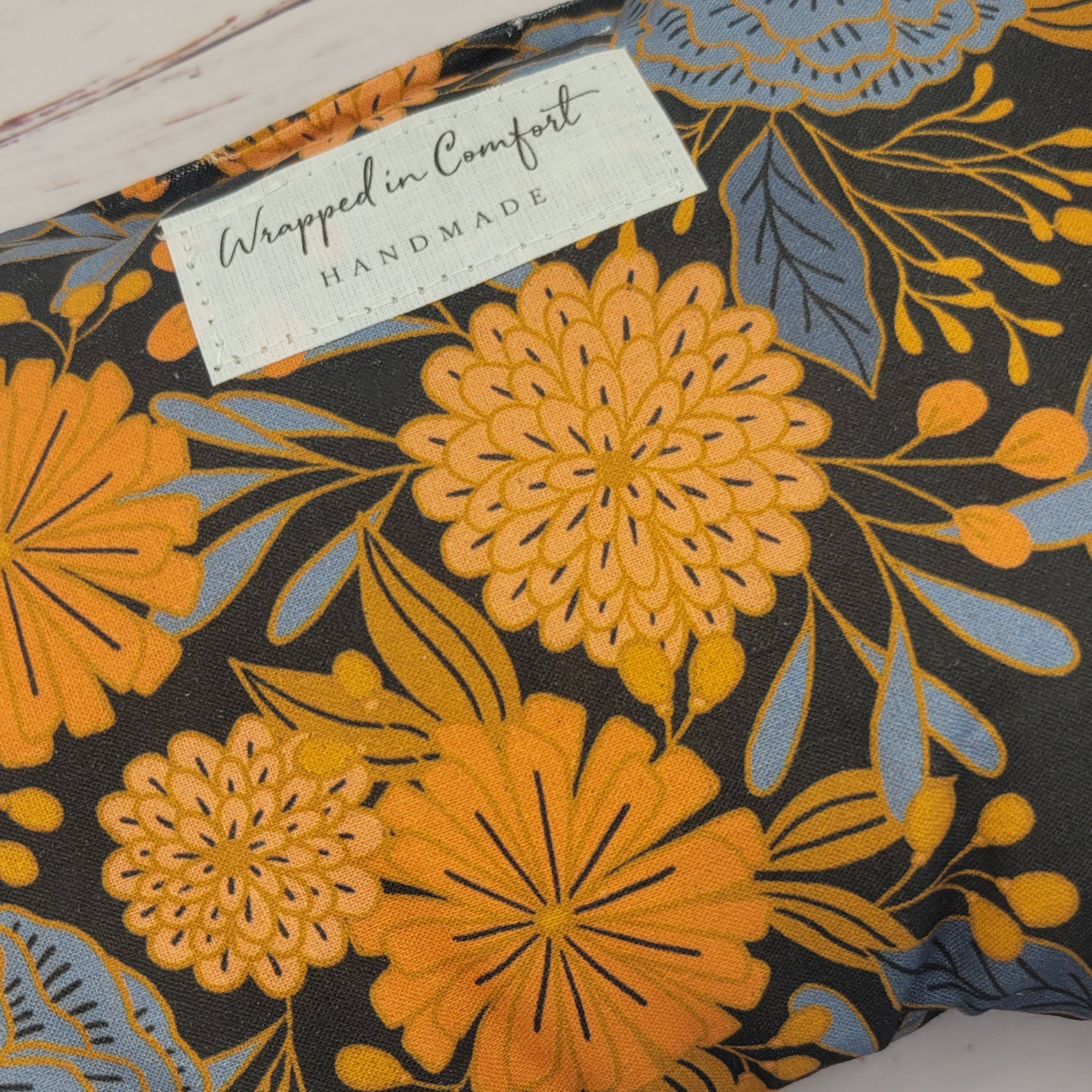 Bean Shaped Heating Pad Goldenrod