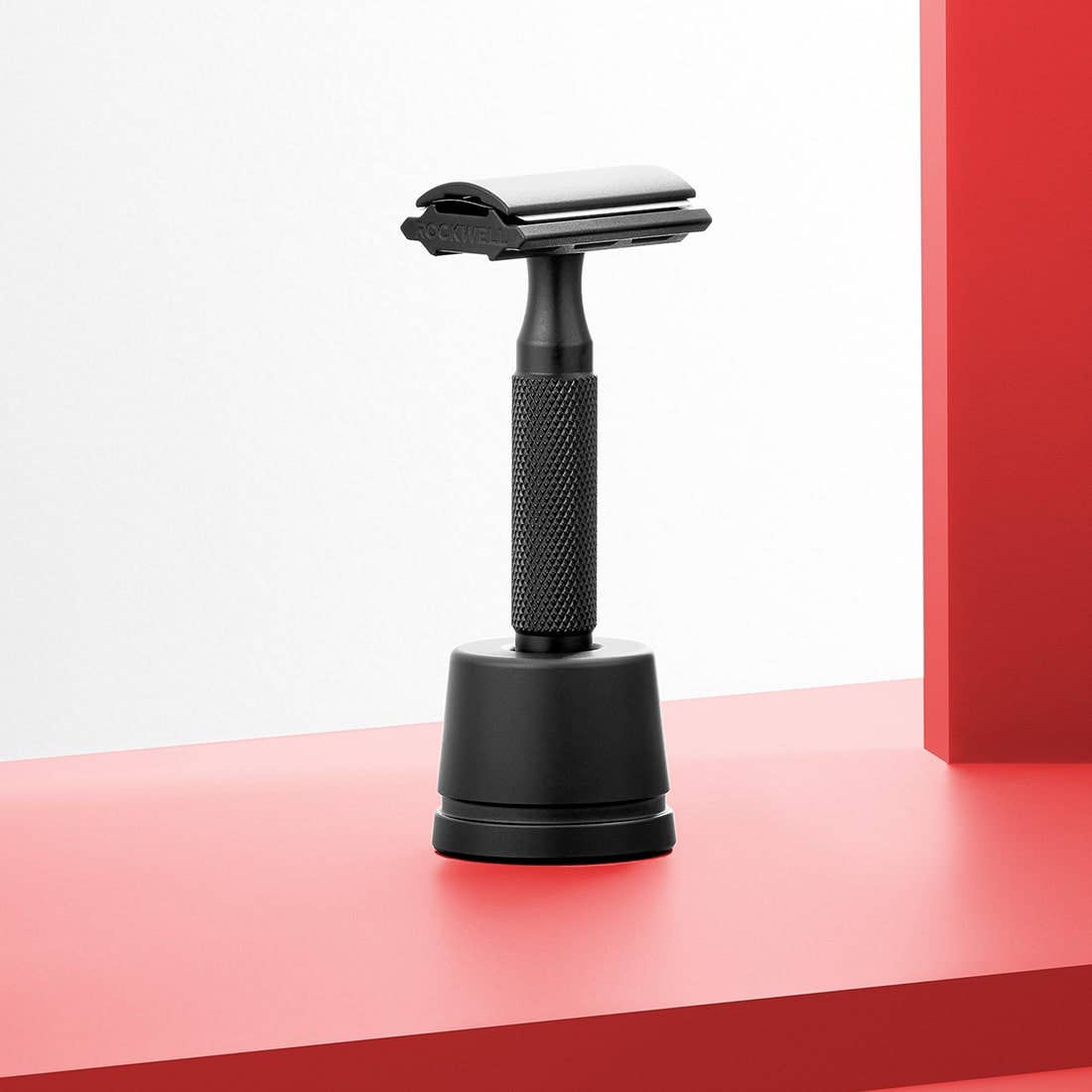Inkwell Razor Stand | White Chrome