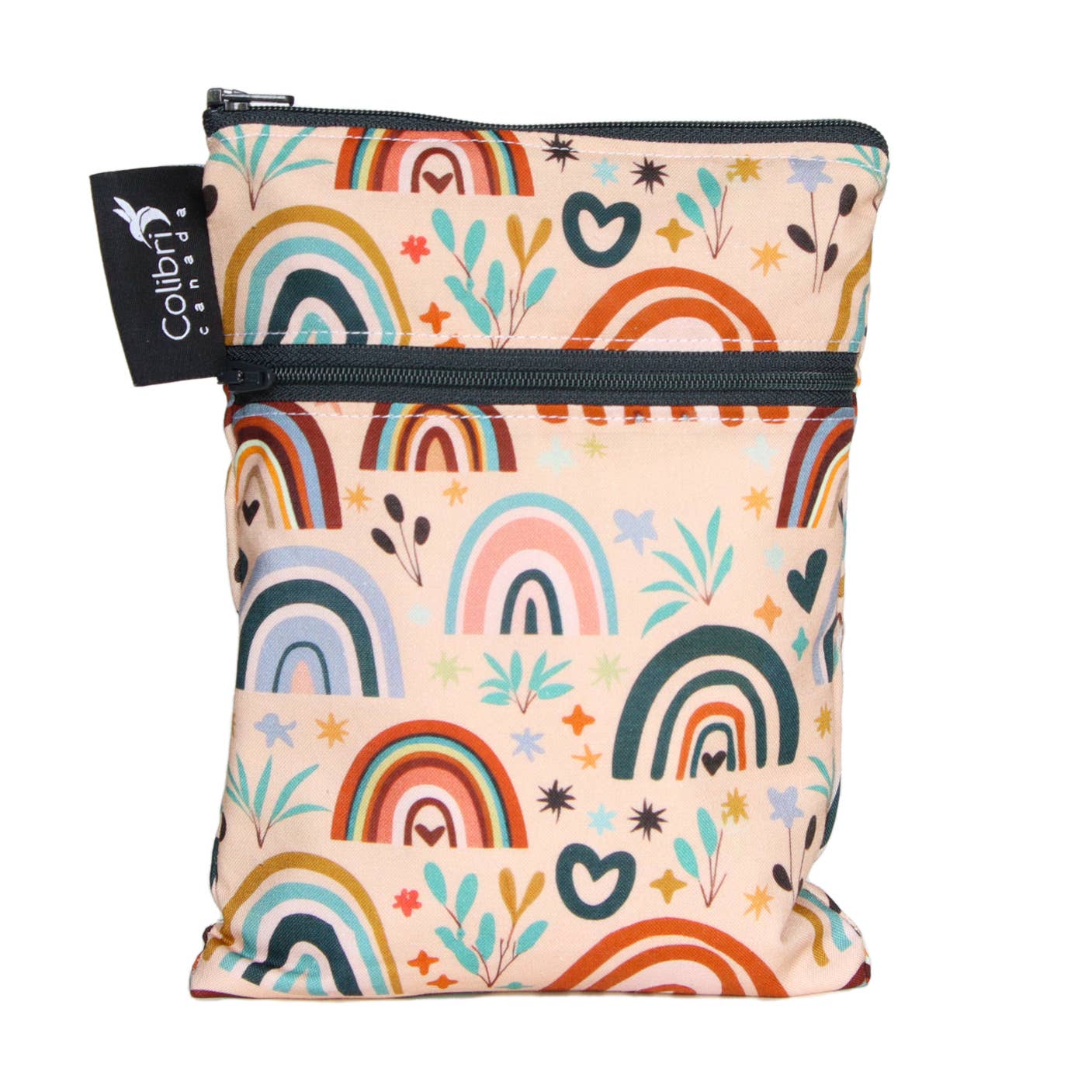 Colibri Mini Double Duty Wet Bag Spring Rainbows
