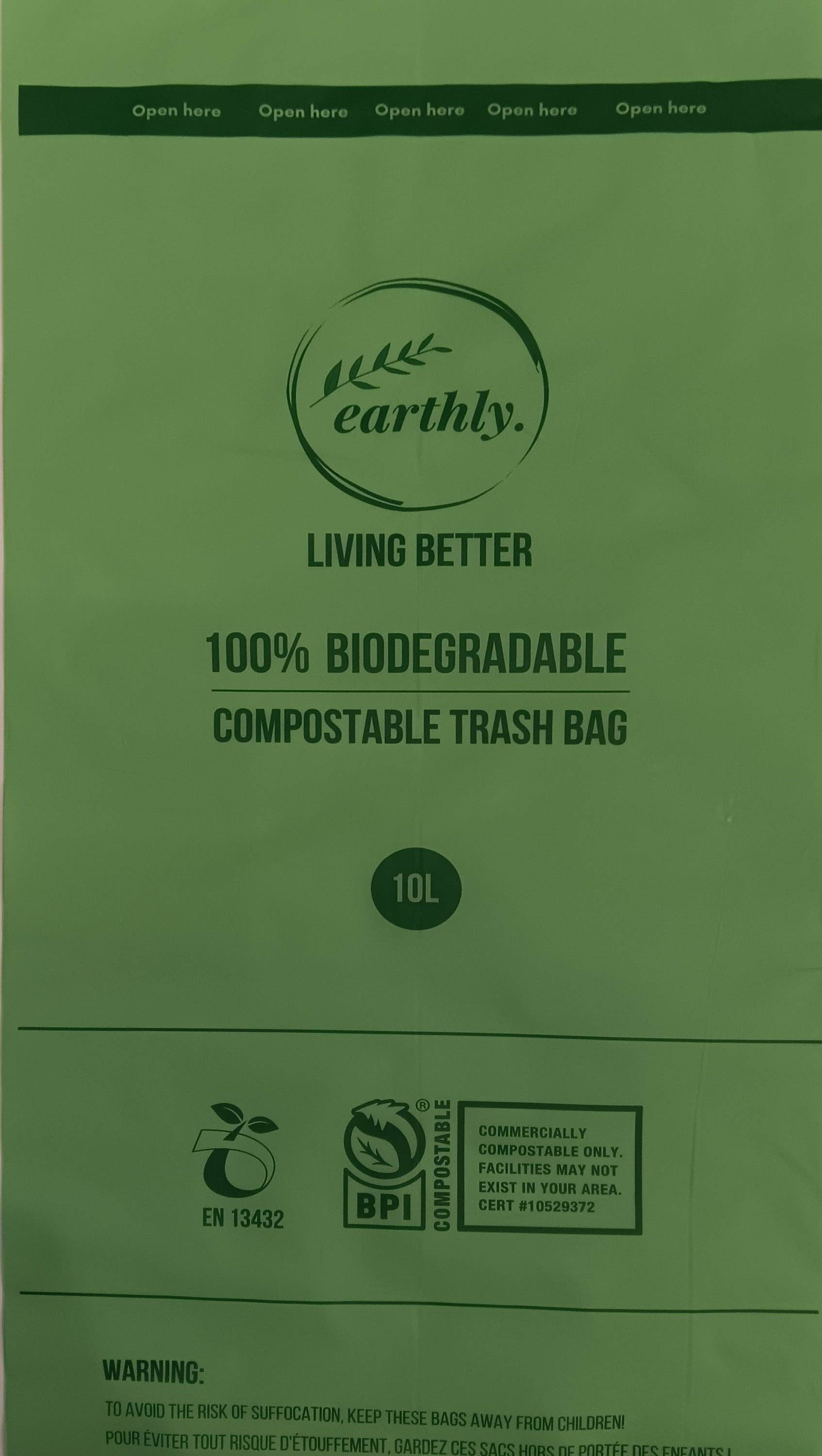 Compostable Garbage Bags 6L - 150 Roll