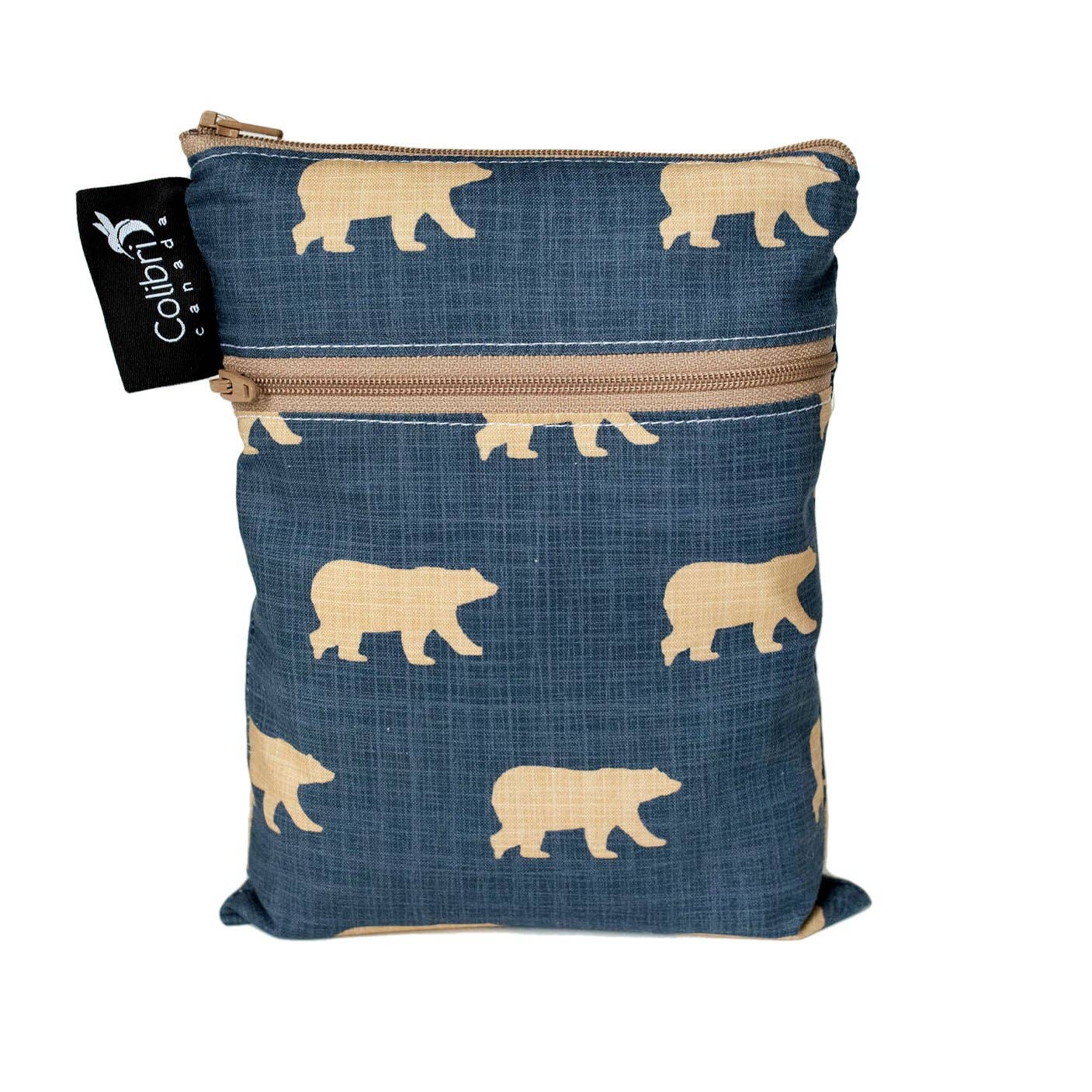 Colibri Mini Double Duty Wet Bag Bears