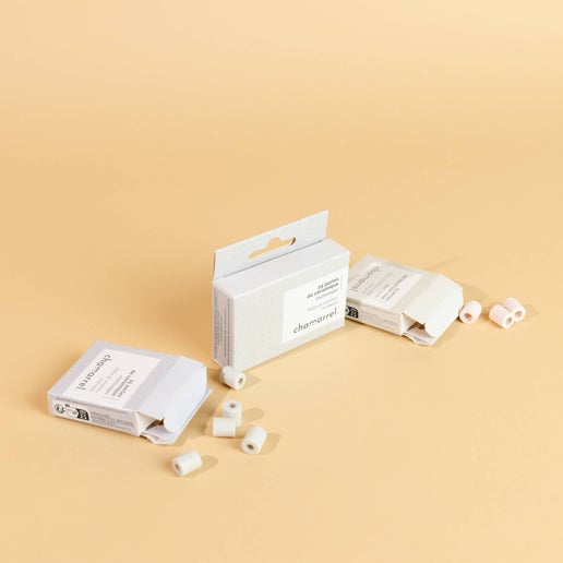 Ceramic Beads - Box of 15 Cream