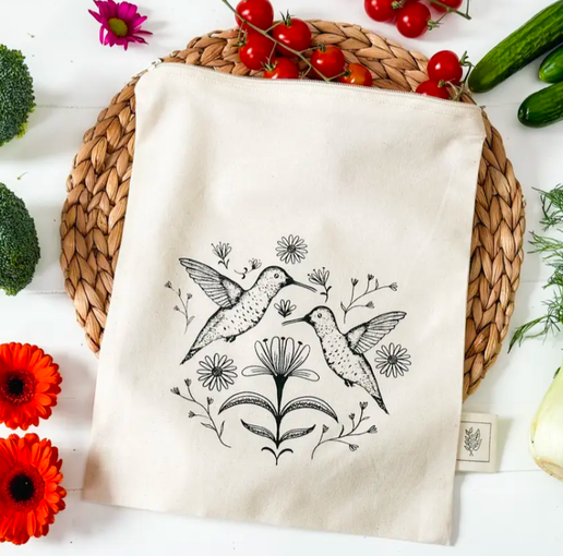 Bag Zipper Medium - Humming Bird