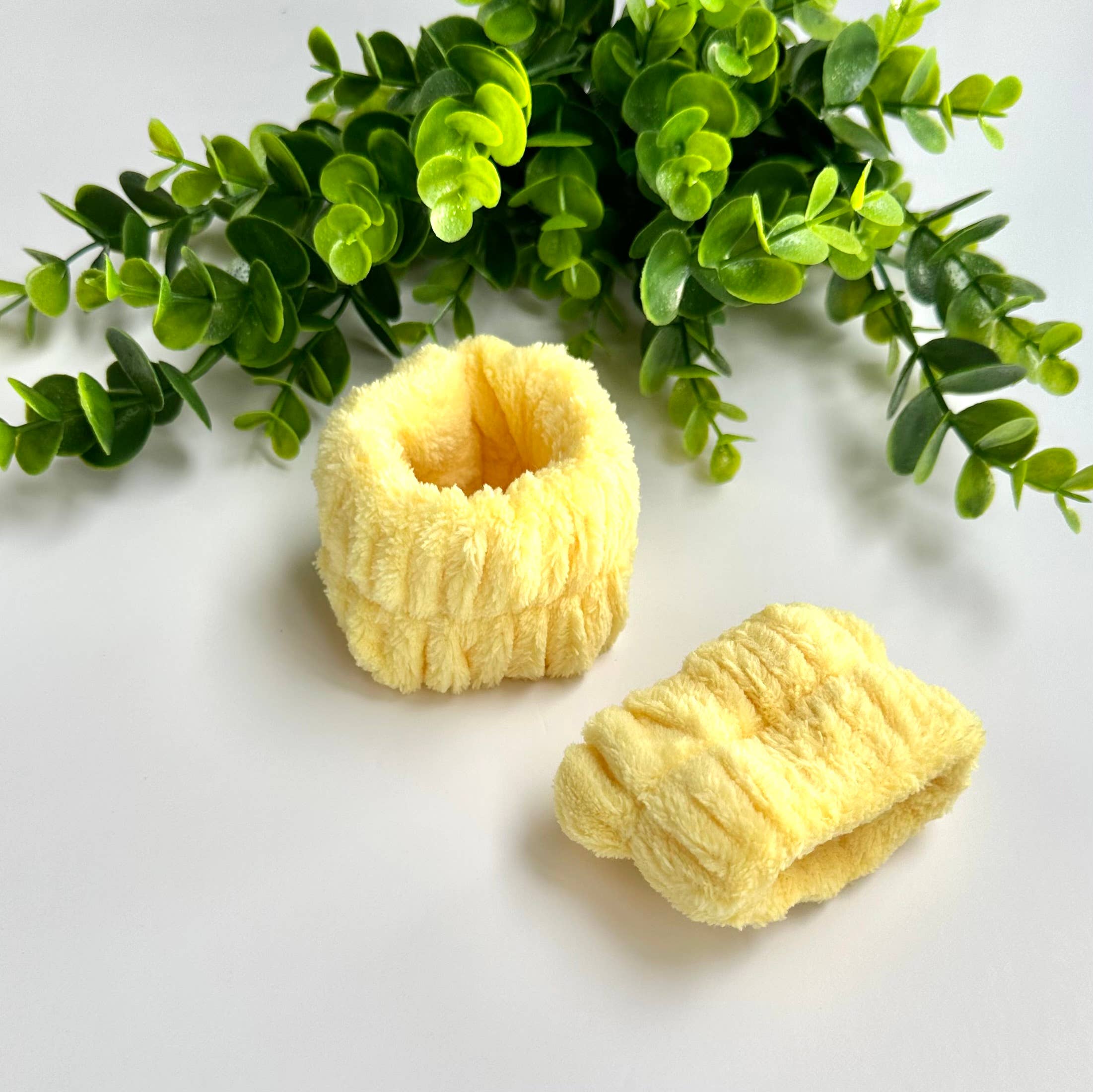 Spa Towel Wrist Set Yellow