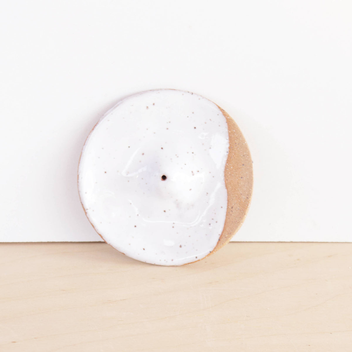 Ceramic Incense Holder | Flow White
